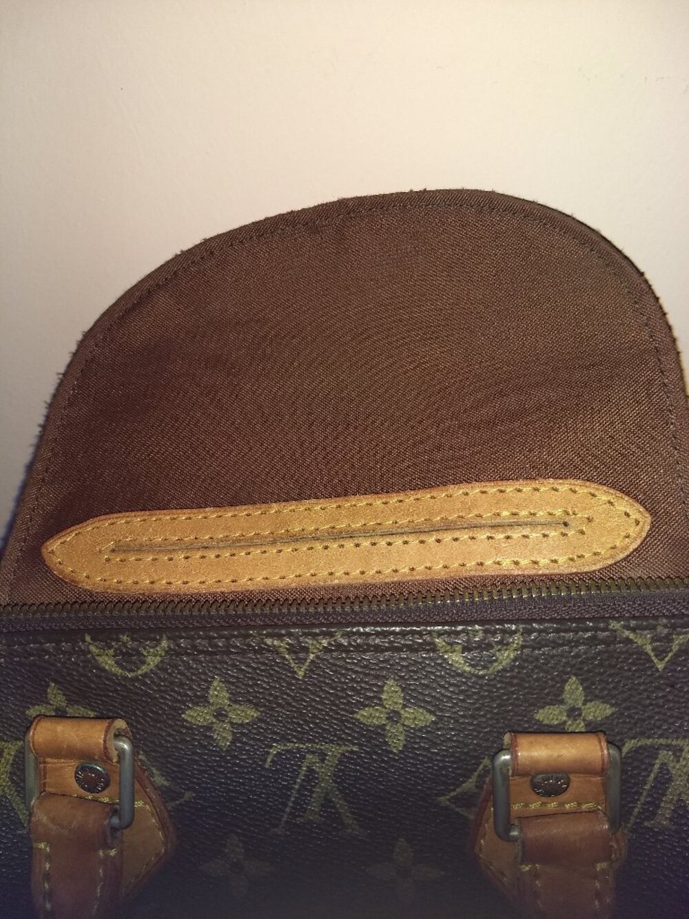 Louis Vuitton Monogram M41528 Brown Canvas France Vintage Bag. - Picture 13 of 14